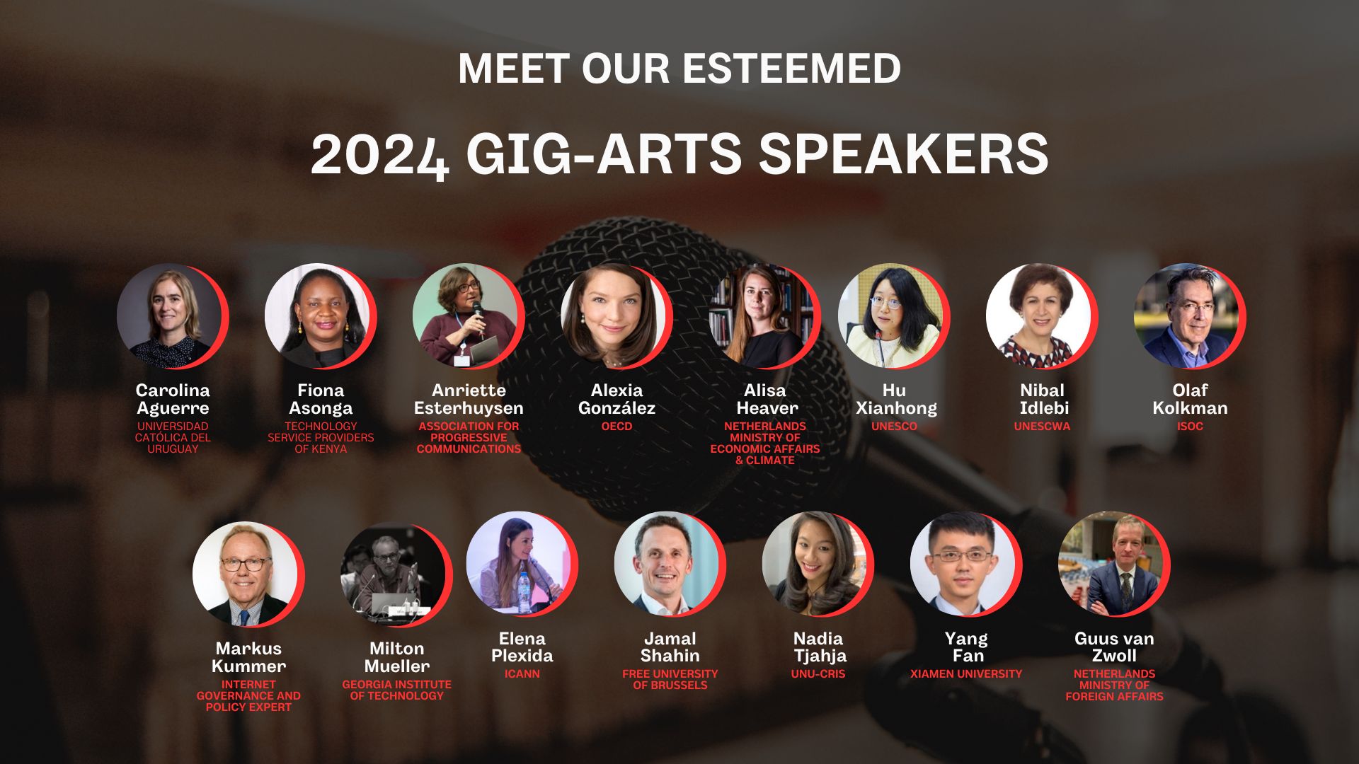 Meet Our Esteemed GIG-ARTS Speakers
