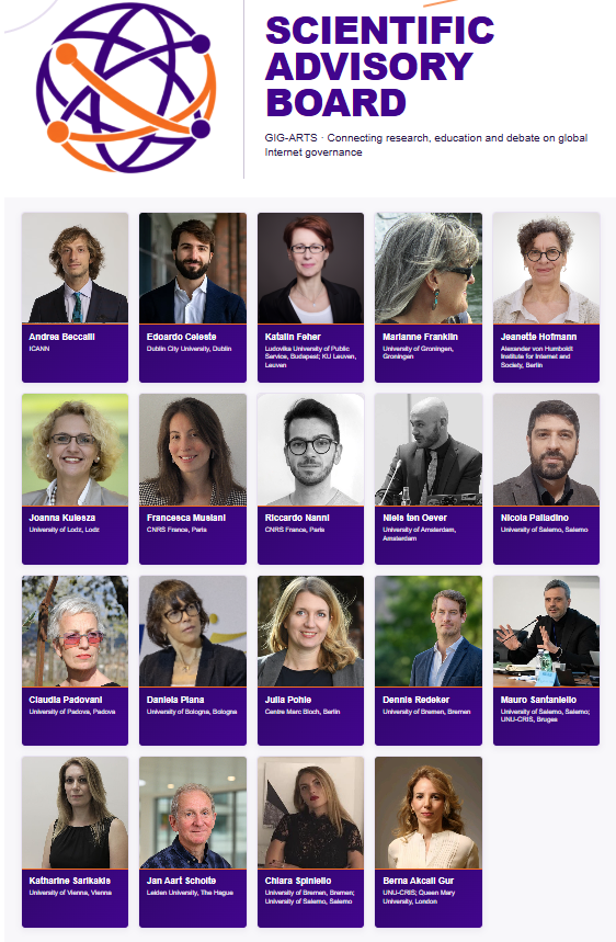 GIG-ARTS Scientific Advisory Board